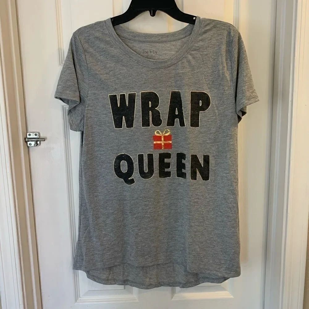 Wrap Queen Christmas Tee by Zoe & Liv